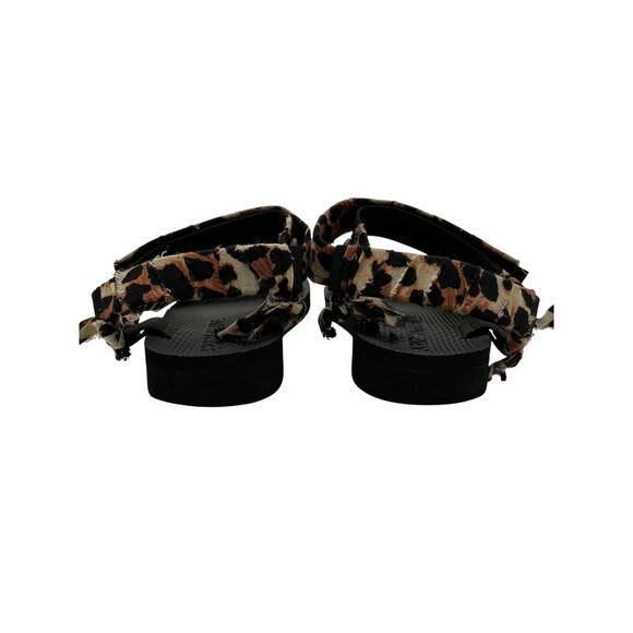 Arizona Love 'Trekky' Black Cotton Fun Sandals Size 8 - Picture 5 of 6